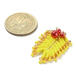 MIYUKI Rocailles Beaded Pendents&nbsp;PALLOY-MZ00148