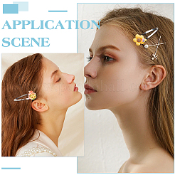 70Pcs Alloy Snap Hair Clip Finding&nbsp;AJEW-SC0003-36