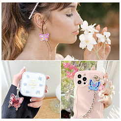 DIY Butterfly Dangle Earring Making Kit&nbsp;DIY-TA0006-34