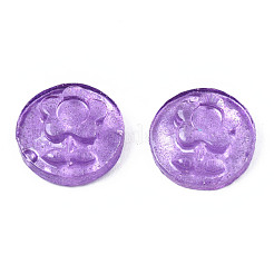 Spray Painted Transparent Resin Cabochons&nbsp;CRES-S302-64-A04