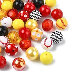 50Pcs Planting Acrylic Beads&nbsp;SACR-CJC0010-01A
