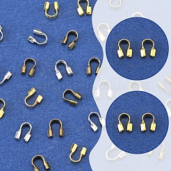 450Pcs 3 Colors Brass Wire Guardian and Protectors&nbsp;KK-FS0001-63