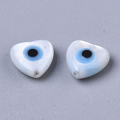 Natural White Shell Mother of Pearl Shell Beads&nbsp;SSHEL-N034-52