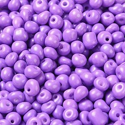 6/0 Opaque Baking Paint Glass Seed Beads&nbsp;SEED-M012-02A-11