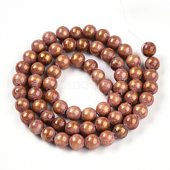 Natural Mashan Jade Beads Strands&nbsp;G-A255-A01-02F