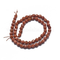 Synthetic Goldstone Beads Strands&nbsp;G-G793-06A-01