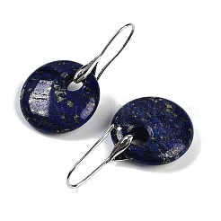 Natural Lapis Lazuli Dangle Earrings&nbsp;EJEW-C119-01P-08
