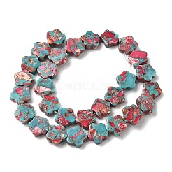 Dyed Synthetic Imperial Jasper Beads Strands&nbsp;G-D337-14mm-B04