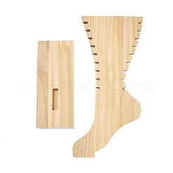 Leg Shaped Wood Anklet Display Stands&nbsp;WD-CBA482F-01B