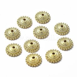 Rack Plating Alloy Beads&nbsp;PALLOY-D024-12G