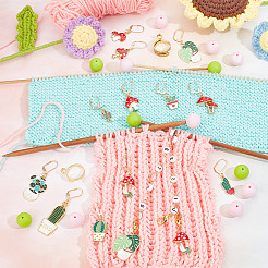 35Pcs Cactus DIY Knitting Tool Sets&nbsp;HJEW-NB00064