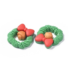 Christmas Theme Opaque Resin Cabochons&nbsp;RESI-F042-01B