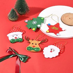 10Pcs 5 Styles Cloth Pendant Decorations&nbsp;FIND-FS0003-28