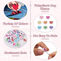200Pcs Valentine's Day Opaque Acrylic Beads&nbsp;MACR-CW0001-13