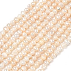 Natural Cultured Freshwater Pearl Beads Strands&nbsp;PEAR-L034-08
