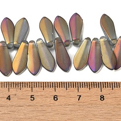 Electroplate Glass Beads Strands&nbsp;EGLA-P057-03A-FR02