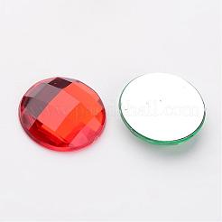 Imitation Taiwan Acrylic Rhinestone Flat Back Cabochons&nbsp;GACR-D002-20mm-M