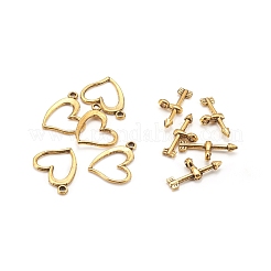 Alloy Toggle Clasps&nbsp;TIBE-L003-020AG