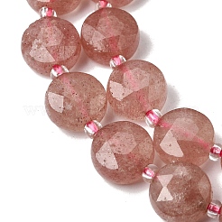 Natural Strawberry Quartz Beads Strands&nbsp;G-D105-A11