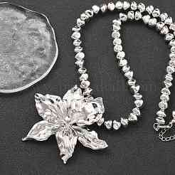 CCB Plastic Beaded Necklaces&nbsp;NJEW-P319-01P