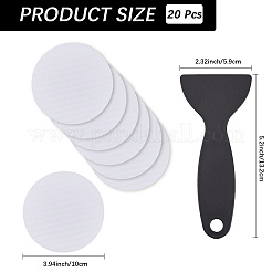 Flat Round PEVA Bathtub Non-Slip Stickers&nbsp;AJEW-CN0003-85A