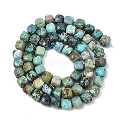 Natural HuBei Turquoise Beads Strands&nbsp;G-B175-C03-6x6mm