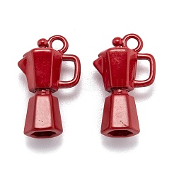 Spray Painted Brass Pendants&nbsp;KK-P196-C01