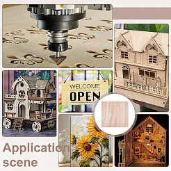 Unfinished Wood Board&nbsp;DIY-WH0899-681A