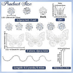 DIY Flower Bouquet Decoration Kits&nbsp;DIY-SP0006-58S
