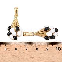 304 Stainless Steel Enamel Pendants&nbsp;STAS-P438-05G