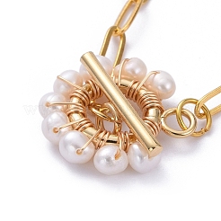 Brass Paperclip Chain Bracelets&nbsp;BJEW-JB05271