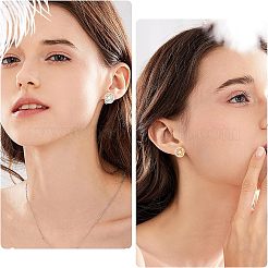 100Pcs 316 Stainless Steel Clip-on Earring Findings&nbsp;STAS-UN0034-23