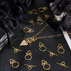10Pcs 304 Stainless Steel Toggle Clasps&nbsp;STAS-BBC0008-32G