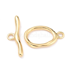 Rack Plating Brass Toggle Clasps&nbsp;KK-B036-06G