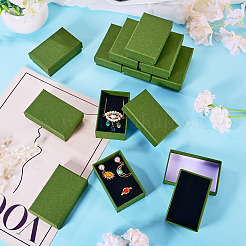 12Pcs Cardboard Paper Jewelry Storage Boxes with Sponge&nbsp;CON-TA0001-43D