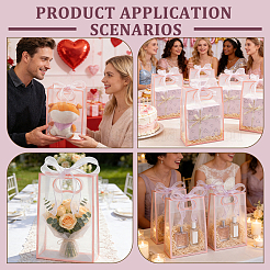 24Pcs PP Plastic Gift Tote Bags&nbsp;ABAG-GA0001-14B