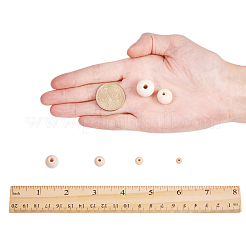 Round Unfinished Wood Beads&nbsp;WOOD-PH0008-24