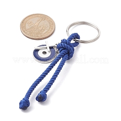 Cross & Evil Eye Zinc Alloy Enamel Pendants Keychains&nbsp;KEYC-JKC00609-01