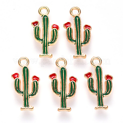 Alloy Enamel Pendants&nbsp;X-ENAM-S121-090