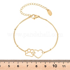 304 Stainless Steel Link Chains Bracelets&nbsp;BJEW-F537-01G