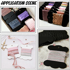80Pcs 2 Colors Bone Shape Paper Thread Winding Boards&nbsp;SENE-SC0001-06