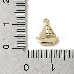Brass Micro Pave Cubic Zirconia Charms&nbsp;KK-C043-06G