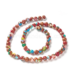 Assembled Natural & Dyed Magnesite Beads Strands&nbsp;G-L575-02K-A