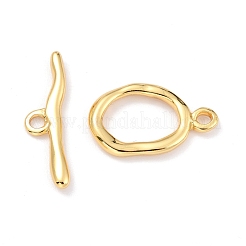 Rack Plating Brass Toggle Clasps&nbsp;KK-B036-01G