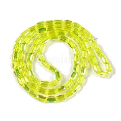 Electroplate Glass Chevron Beads Strands&nbsp;GLAA-Q101-02A-AB06