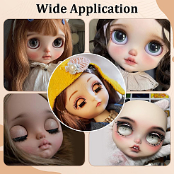4 Pairs 4 Styles Plastic Doll Eyes&nbsp;FIND-PH0028-37