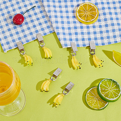 Banana Resin Imitation Fruit Tablecloth Weights&nbsp;HJEW-PH01938