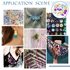 2000Pcs 10 Colors Ornament Accessories&nbsp;PVC-OC0001-14D