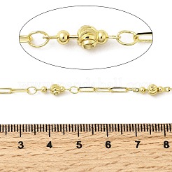 Brass Figaro Chains&nbsp;KK-D391-02G