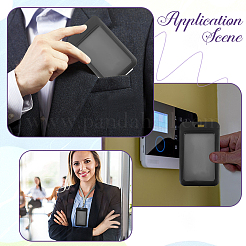 Plastic ID Card Holders&nbsp;AJEW-WH20017-23A